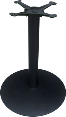 JI Bases 22" Round Cast Iron Dining Height Pedestal Table Base