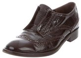 Thumbnail for your product : Moschino Cheap & Chic Moschino Cheap and Chic Patent Leather Round-Toe Oxfords