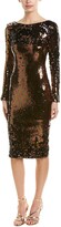Thumbnail for your product : Dress the Population Women's Emery Long Sleeve Stretch Sequin Midi Sheath