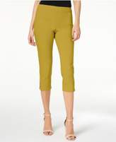 Thumbnail for your product : JM Collection Pull-On Ladder-Inset Capri Pants, Created for Macy's