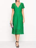 Thumbnail for your product : Paul Smith Short Sleeve V Neck Lace Dress-Green