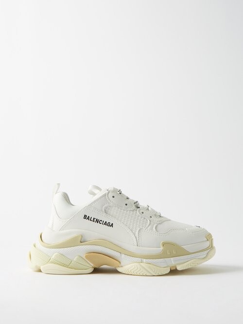 Balenciaga Triple S White | Shop the world's largest collection of fashion  | ShopStyle