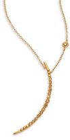 Thumbnail for your product : Chan Luu Champagne Diamond Horn Pendant Necklace