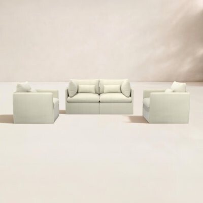 Birch Lane Valliere 4pc Multi-Chair Seating Group
