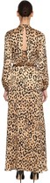 Thumbnail for your product : Temperley London Leopard Print Silk Satin Dress