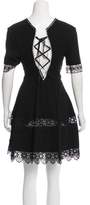 Thumbnail for your product : Nicholas Lace-Trimmed Mini Dress w/ Tags