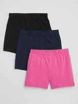 Thumbnail for your product : Gap Kids Cartwheel Shorts in Stretch Jersey (3-Pack)