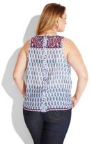 Thumbnail for your product : Lucky Brand Mixed Paisley Tank