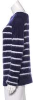 Thumbnail for your product : Michael Kors Striped Mohair-Blend Sweater