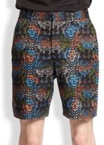 Thumbnail for your product : Marc by Marc Jacobs Rex Snake-Print Trouser Shorts