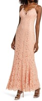 Thumbnail for your product : Lulus Ask Me To Dance Metallic Thread Lace Mermaid Gown