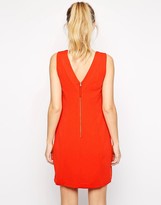 Thumbnail for your product : Oasis Drape Front Crepe Shift Dress