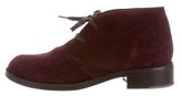 Thumbnail for your product : Bottega Veneta Suede Lace-Up Booties