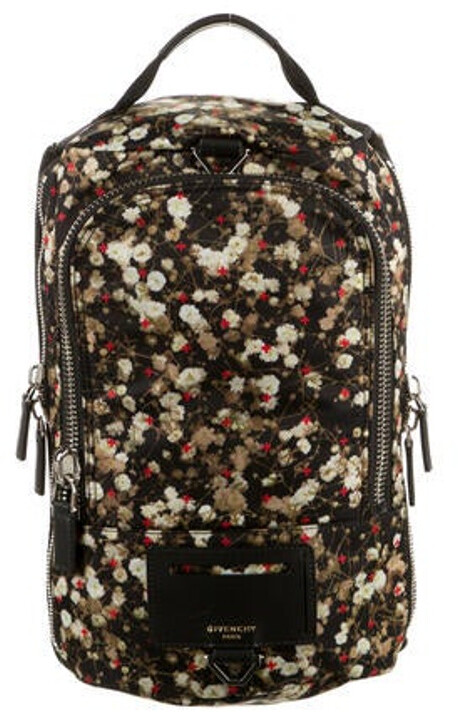 Givenchy Floral Nylon Backpack Black - ShopStyle