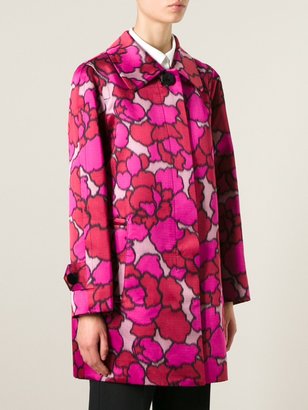 Marc Jacobs 'Petal Chiné' coat - women - Silk - 12