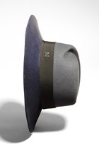 Thumbnail for your product : Maison Michel 'Virginie' Leather Brim Trilby Hat