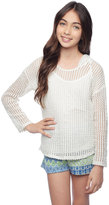 Thumbnail for your product : Ella Moss Textured Loose Knit Hoodie