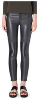 Thumbnail for your product : J Brand Nicola leather moto trousers