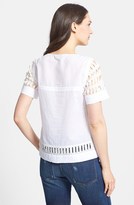 Thumbnail for your product : Rebecca Taylor Cutout Voile Tee