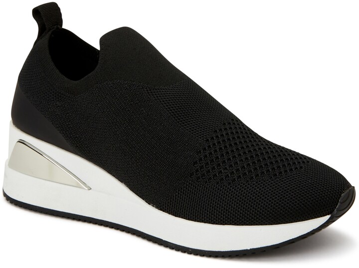 knit wedge sneaker