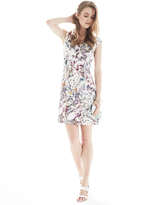 Thumbnail for your product : Kay Unger New York Off-Shoulder Printed & Seamed Dress, Multicolor