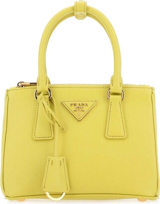 PRADA Tote Bag Nylon Yellow Auth 59456 ref.1152580 - Joli Closet