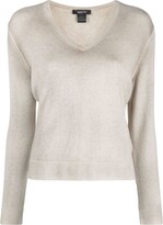 Distressed-Effect Knitted Top 