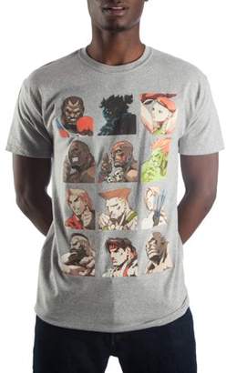 Street Fighter Men's Character Select Screen Short Sleeve Graphic T-Shirt