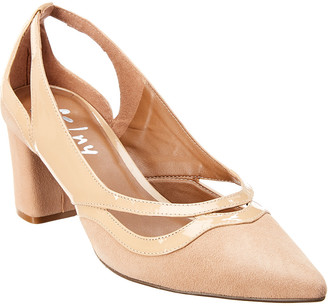 french sole trini leather pump