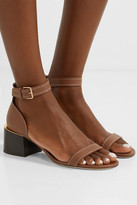 Thumbnail for your product : Burberry Leather Sandals - Brown