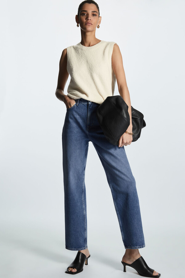 COS Straight-Leg High-Rise Jeans - ShopStyle
