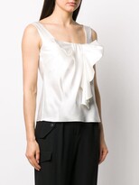 Thumbnail for your product : Alberta Ferretti Bow Front Sleeveless Blouse