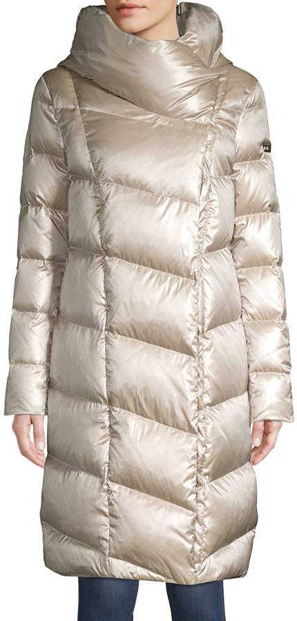 donna karan puffer coat