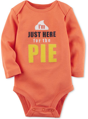 Carter's Here For The Pie Cotton Thanksgiving Bodysuit, Baby Boys and Girls (0-24 months)