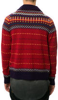 Thumbnail for your product : Farah The Falcon LS Knit Zip Up in Granata