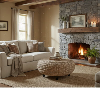 Padmas Plantation Tropical Cocktail Ottoman