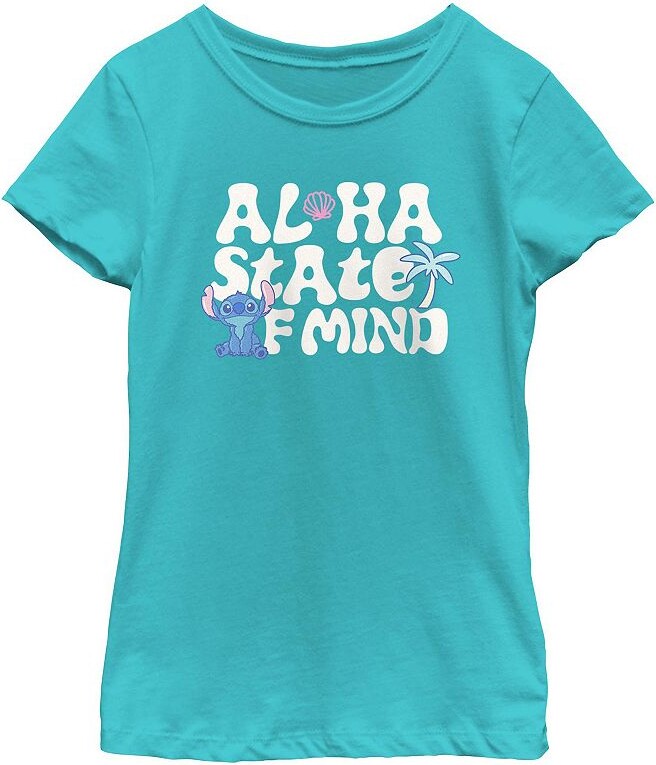 Disney's Lilo & Stitch Aloha State Of Mind Girls 7-16 Graphic Tee