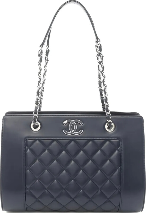 Chanel Pre Owned 2016 medium Mademoiselle quilted chain-strap tote bag