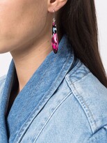 Thumbnail for your product : Isabel Marant Ikat enamel drop earrings