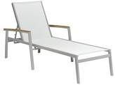 Thumbnail for your product : Oxford Garden Travira Chaise Lounge with Teak Armcaps - Set of 2