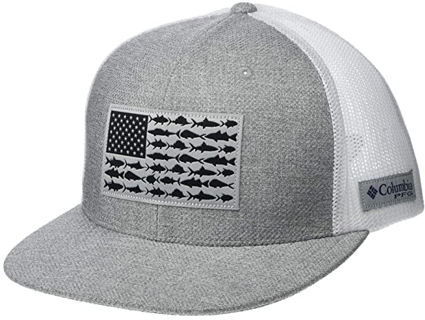 Columbia Men's Columbia Navy PFG Logo Floating Snapback Hat