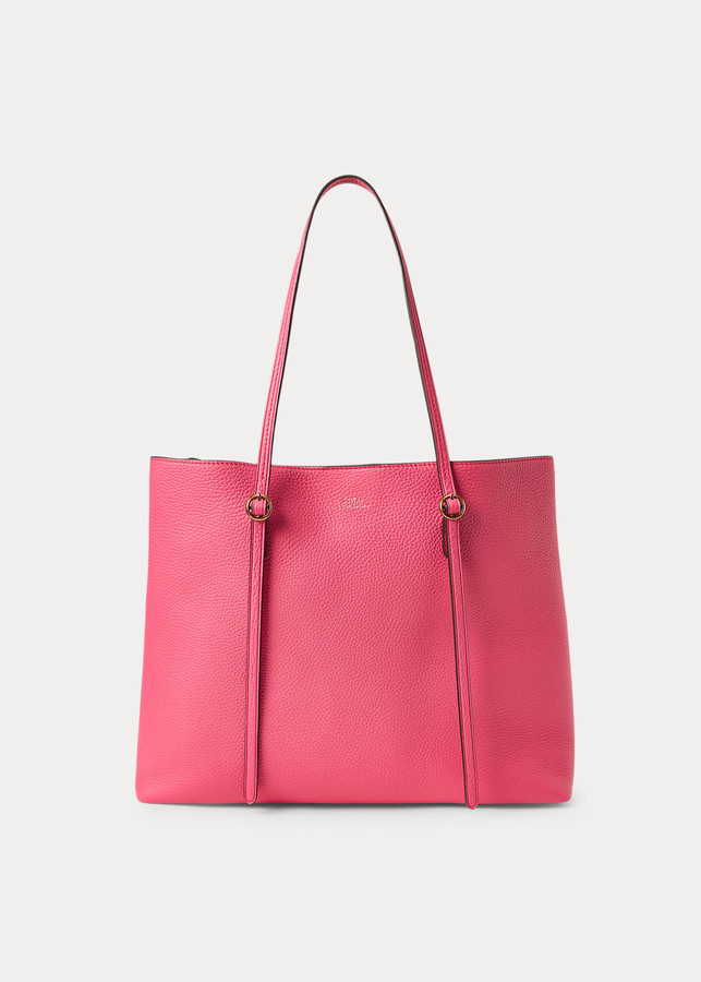 pebbled leather lennox bag