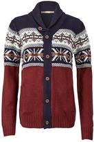 Thumbnail for your product : Demo Boys Patterned Chunky Shawl Collar Cardigan