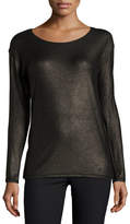 Thumbnail for your product : Neiman Marcus Majestic Paris for Extrafine Long-Sleeve Top