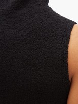 Thumbnail for your product : Mara Hoffman Rory High-neck Cotton-blend Boucle Midi Dress - Black