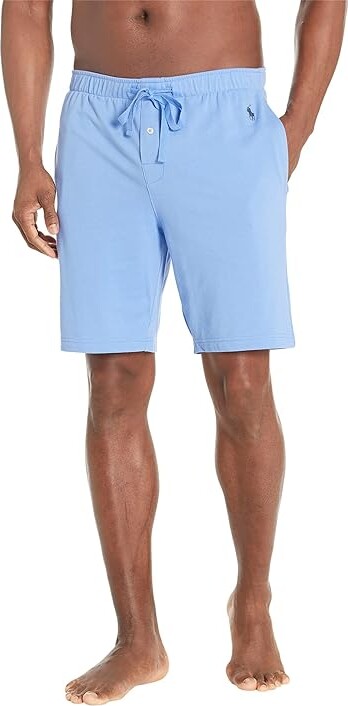 Polo Ralph Lauren Knit Pique Sleep Shorts (Harbor Island Blue/Rustic Navy)  Men's Pajama - ShopStyle Bottoms