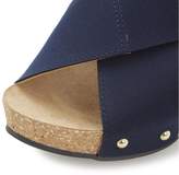 Thumbnail for your product : Dune LADIES GLADLEY - Elasticated Crossover Strap Wedge Sandal