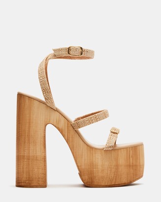 ★Steve Madden★新作★大人気★LILIA RAFFIA★サンダル Steve Madden Lilia Raffia - ShopStyle Platforms