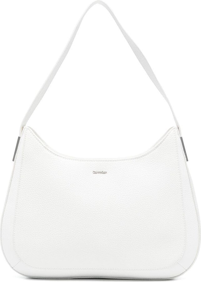 Calvin Klein White Shoulder Bag ShopStyle
