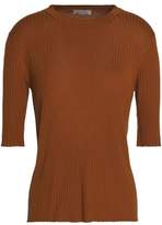 Thumbnail for your product : Nina Ricci Ribbed Cashmere And Silk-Blend Top